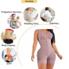 Fajas Colombianas Full Body Shaper High Compression Shapewear Girdle With Brooches Bust For Postpartum Slimming Sheath Belly 220512