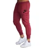 Дышащие эластичные брюки Hip Pop Slim Casual Bunders Bloons Ronating Gym Jogging Bins Men Joggers Fitness Sports Brand Print Print