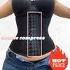 Faja High Compression Waistband Faux Leather Belt Sheath Black Steel Boned Waist Trainer Tummy Control Hourglass Figure Cincher T220805