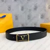 Luxury Designer Belts for Man Woman New Design Fashion Classic äkta läderbältesspännebredd 38 cm 2 Alternativ med Box Top Qual6106910