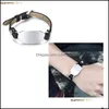 Gliederkette Herren Edelstahl Hundemarke Lederarmband Kann individuell gravierbarer Namensarmreif Geschenk für besondere Geliebte verstellbar sein Dr Dhlcv