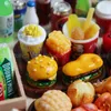 16 Mini Surmarket Mini Snack Bolo Drink para Blyth Blyth Barbies Doll Kitchen Acessórios Toy 220721768965