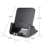 15W Dikey Stand Kablosuz-Quick Charge Cep Telefonu Kablosuz Şarj Cihazı Çıkarılabilir Yatay ve Dikey Genel