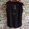 Beroemde Dames Designer T-shirts Hoge Kwaliteit Zomer Mouwloze Tees Dameskleding Top Small Size S-XL