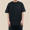 TS180 T-shirt da uomo 100% cotone T-shirt oversize da uomo estiva con vestibilità boxy Top Tee High Street Streetwear