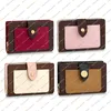 Винтаж Juliette Cowhide Walls Downer Designer Luxury Lady Cordes Emilie Clutch Sucks Holder Men Men Women ID Кредитная карточка сумка M69433 M69432 M80973 N60380