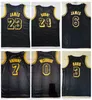 NCAA 2020 Mens 23 Anthony 3 Davis Basketball Jerseys James City Yellow Black Stitched Shirts S-XXL