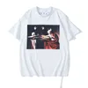 Offs Fashion High Quality Mens Mona Lisa Printing Vintage Tee Womens Summer Luxury Designer Tshirt Casual Off White Streetwear Off Shirt 9378