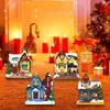 Weihnachtsdekorationen, leuchtendes Lichthaus, fröhlich, für Zuhause, Weihnachtsgeschenke, Weihnachtsschmuck, Jahr 2022, Natale Navidad, Weihnachten, Weihnachten, Weihnachten