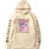 Hoodies للنساء من النوع الثقيل anime Yarichin Bitch Club Ayato Yuri يطبع الرجال النساء الضخمات الشارع Harajuku Tracksuit Girls Pullover