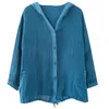 Literary Cotton Linen Hooded Jacket Women's Summer Loose Leisure Thin Sunscreen Shirt Versatile Long Sleeved Cardigan Top 220815