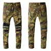 2022 Jeans für Herren Designer Skinny Fit Rip Skull Slim Biker Herren Denim Distress Cult Rapper Street Plus Size Camouflage Hip Hop Curvy Long Straight Leg Stretch Patch