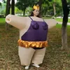 Costume de poupée de mascotte adulte violet ballet gonflable costumes Halloween jeu de rôle Disfraz pour homme femme fête fête de cellbration festival habiller