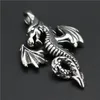 Collane a ciondolo in ferro spina 316L in acciaio inossidabile Fashion cool man dragone pendantpendant