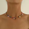 Chains Summer Boho Colorful Daisy Resin Seeds Beads Necklaces Handmade Collar Clavicle Choker Statement Collares For Women JewelryChains God