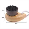 Party Favor Event Supplies Festive Home Garden Facial Bamboo Wood Handle Cleansing Brush Beauty Tools Soft Fber Hair Manual Cleaning Face