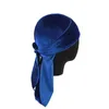 Durag Velutum Pirate Bonnet De Cheveux Avec Longue Queue Hip Hop Velours Chapeaux Crâne Casquette De Cyclisme Pour Adultes Hommes Femmes Couleur Unie Chemo Hat9094552