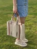 ハンドバッグアウトレット2023新しい夏のスリングシングルショルダーキャンバススモールデザインポータブルトートバッグ女性用大容量クリアランスセール