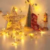 Strängar jul ornament runda boll led lampor sträng träd dekorationer butik scen layout 20led rum hängande ljus strängsled