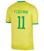 S -- 4XL ブラジル 2022 2023 サッカー ジャージ Camiseta de futbol パケタ ラフィーニャ サッカー シャツ マイヨ MARQUINHOS VINI JR SILVA brasil RICHARLISON KIDS WOMAN NEYMAR SE