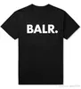 New Balr Stylist T camisetas Hip Hop Mens camisetas Moda masculino Manga curta Tamanho grande camisetas