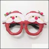 Parti Favor Etkinlik Malzemeleri Festival Ev Bahçesi Sevimli Noel Noel Baba Ağaç Gözlükleri Komik Maskeler Aksesuarlar Süsler Dekoratio