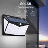 LED LED Solar Lámpara solar al aire libre impermeable al aire libre para decoración del jardín 3 modos luces de pared de la luz solar alimentadas