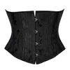 Kort midjeklipp 24 Steel Corset Bustier underkläder korsett och midja Cincher Bustiers Top Workout Plus Size Lingerie XS 3XL 220524