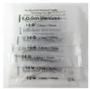 200PCS Piercing Needles Steel 14G Disposable Body E.O.Gas Sterilized Permanent Makeup Tattoo 220316