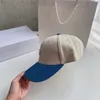 2022 Tuval Beyzbol Kapaklar Erkekler Bayan Tasarımcı Şapka Moda Mavi Güneşlik Kap Yüksek Kalite Kova Şapka