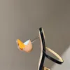 Zapatillas de mujer última moda sandalias con eslingas tacones de aguja tamaño de regalo 35-39 altura del tacón 10 cm huevo triturado diseño divertido