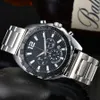 Brand nadgarstka obserwuje mężczyzn Casual Sport Style Luxury All Dials Working Rubber Steel Band z kwarcowym zegarkiem TA95