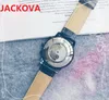 Мужские автоматические механические лунные часы 45 мм Big Dial Подличный кожаный ремешок высшего качества наручных часов Sapphire Super Five Designer Watch Relogio Masculino