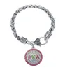 Braccialetti con ciondoli Sorority greca ZETA PHI BETA CRYSTAL BRACELET Bangle JewerlyCharm Inte22