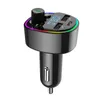 G67 TYPE-C TF-kaart U-Disk Chargers FM Zender Car MP3-speler met RGB-licht