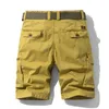 Printemps été hommes Cargo Shorts coton coupe décontractée culotte Bermuda pantalons décontractés vêtements sociaux 220715