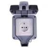 Switch Outdoor Wall Socket IP66 Weather&Dust Proof Power Outlet EU Standard 63HFSwitch