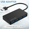 ハブUSB 4-PORT 3.0ハブスプリッターアダプター用ラップトップ用スーパーハイスピードデータ送信1.1 2.0USBと互換性