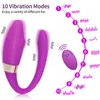 Télécommande sans fil Double vibrateurs pour couple Dildo portable femelle G Spot Stimulator Sex Toys pour femmes adultes 18 220617