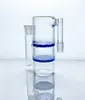 Assorbitore d'acqua per narghilè in vetro da 18 mm, bolla trasparente resistente al calore ispessita, cattura grigio a 90 gradi
