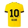 Soccer Jersey 22 23 Borussia Haaland Kamara Haller 2022 2023 Hem Away Ootball Shirt Reus Bellingham Hummels Reyna Brandt Men Kid Kit Maillot de Foot