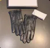 Gants d'hiver à cinq doigts pour hommes, simples, courts, de personnalité, d'équitation en plein air, en cuir, imperméables