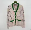 Cardigan da donna maglione firmato G camicia casual in maglia con scollo a V maglione da donna moda abiti di lusso Cappotto