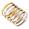Link Kette Klassische Gold Armbänder Für Frauen Männer Schmuck Geschenke Edelstahl Einfache Zirkonia Armband Armreif Mode 2022 Fawn22