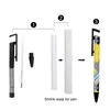 Originalidade Sublimação Em branco Ballpen Shrink Warp Telefone Stand Pens Promoção Escola Escola Escrita Suprimentos LK0015