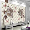Custom 3D photo wallpaper rosette water reflection murals for living room bedroom background 3D wallpaper