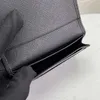 Männer Designer Brieftasche Frauen Mini Geldbörse Hohe Qualität Echtes Leder Kreditkarteninhaber Schwarz Mode Münzfach Visitenkarte Luxur239r