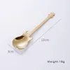 Creative Stainless Steel Small Coffee Scoop Guitar Music Notes Shape Dessert Spoon Stirring Spoon