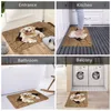 Carpets Cute Dog Golden Retriever Doormat Bedroom Welcome Polyeste Mat Entrance Home Hallway Animal Decor Floor Rug Door Foot Pad
