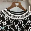 Full WELLDONE Jacquard Knit Sweater Well Done Embroidered Sweater W220813200g